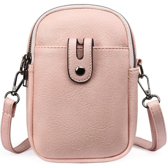 Handbags - Women Y01 Pink Phone Purse Crossbody Bags for Small Travel Wallet Touch Screen